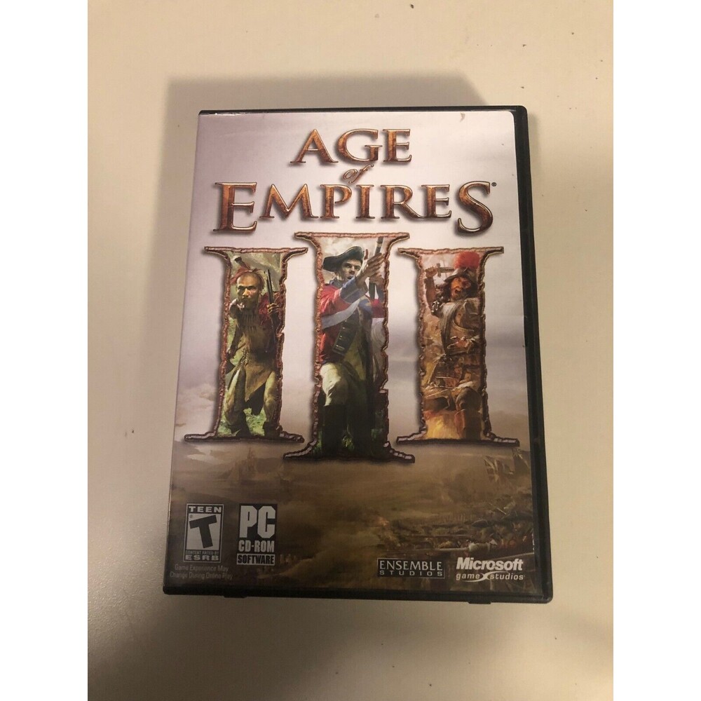 Age of Empires III 3 (PC, 2006) Windows Game Complete‎ CIB with Manual